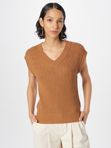 MORE & MORE Sweater in Brown: front