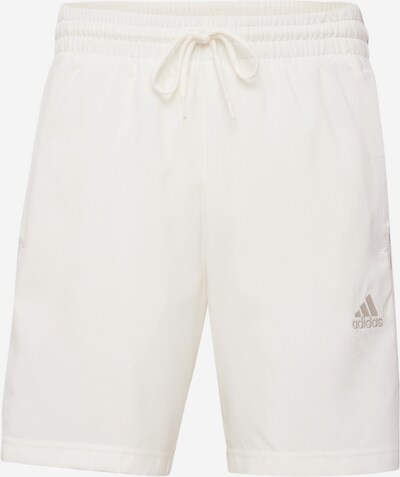 ADIDAS SPORTSWEAR Športne hlače 'Essentials Chelsea' | bež / bela barva, Prikaz izdelka
