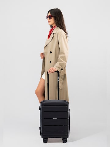 WINGS Trolley in Zwart: voorkant