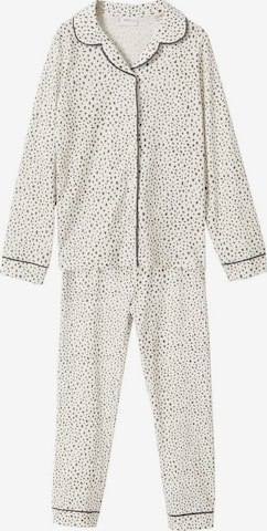 MANGO KIDS Pajamas in White: front