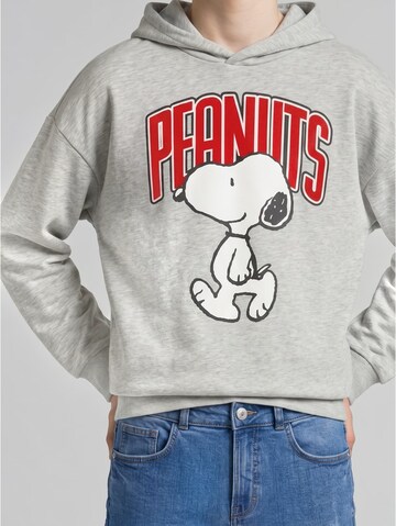 TOM TAILOR Sweatshirt 'Peanuts' in Grey