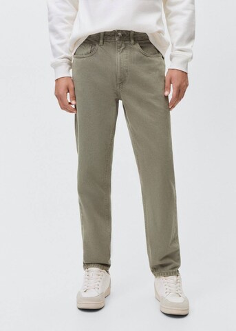 MANGO MAN Regular Jeans in Grün: Vorderseite
