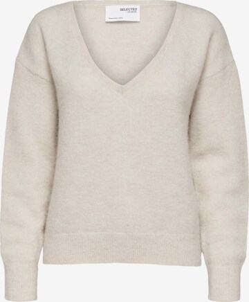 SELECTED FEMME Pullover 'Sia' in Grau: predná strana