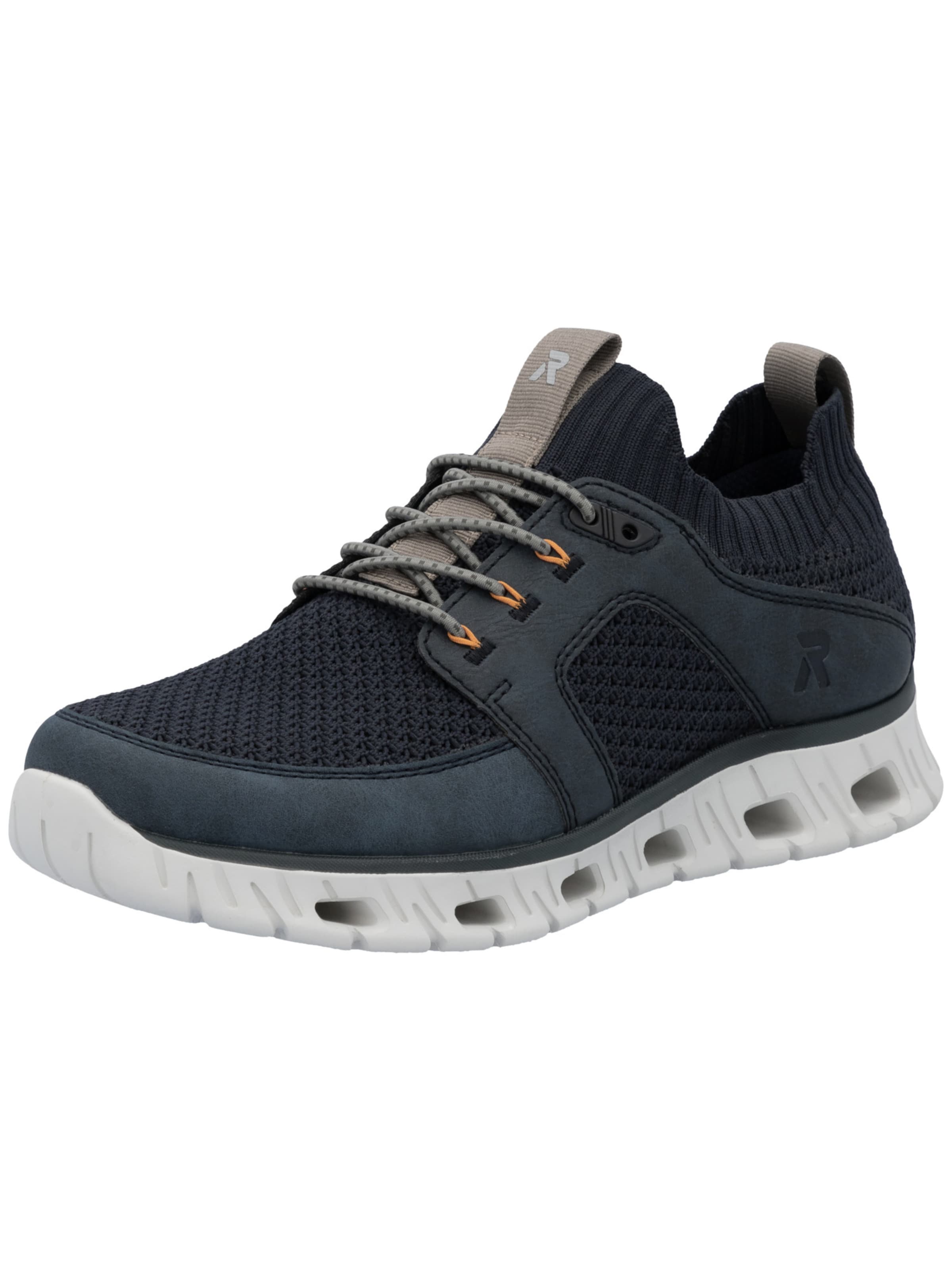 Sneaker bassa di Rieker in blu: frontale