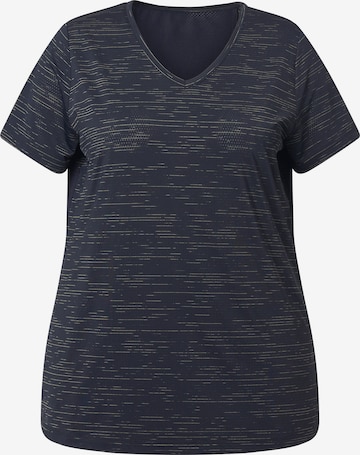 Ulla Popken Shirt in Zwart: voorkant