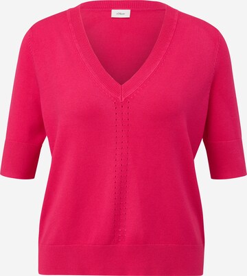 Pullover di s.Oliver BLACK LABEL in rosa: frontale