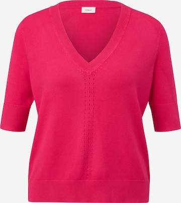 s.Oliver BLACK LABEL Sweater in Pink: front