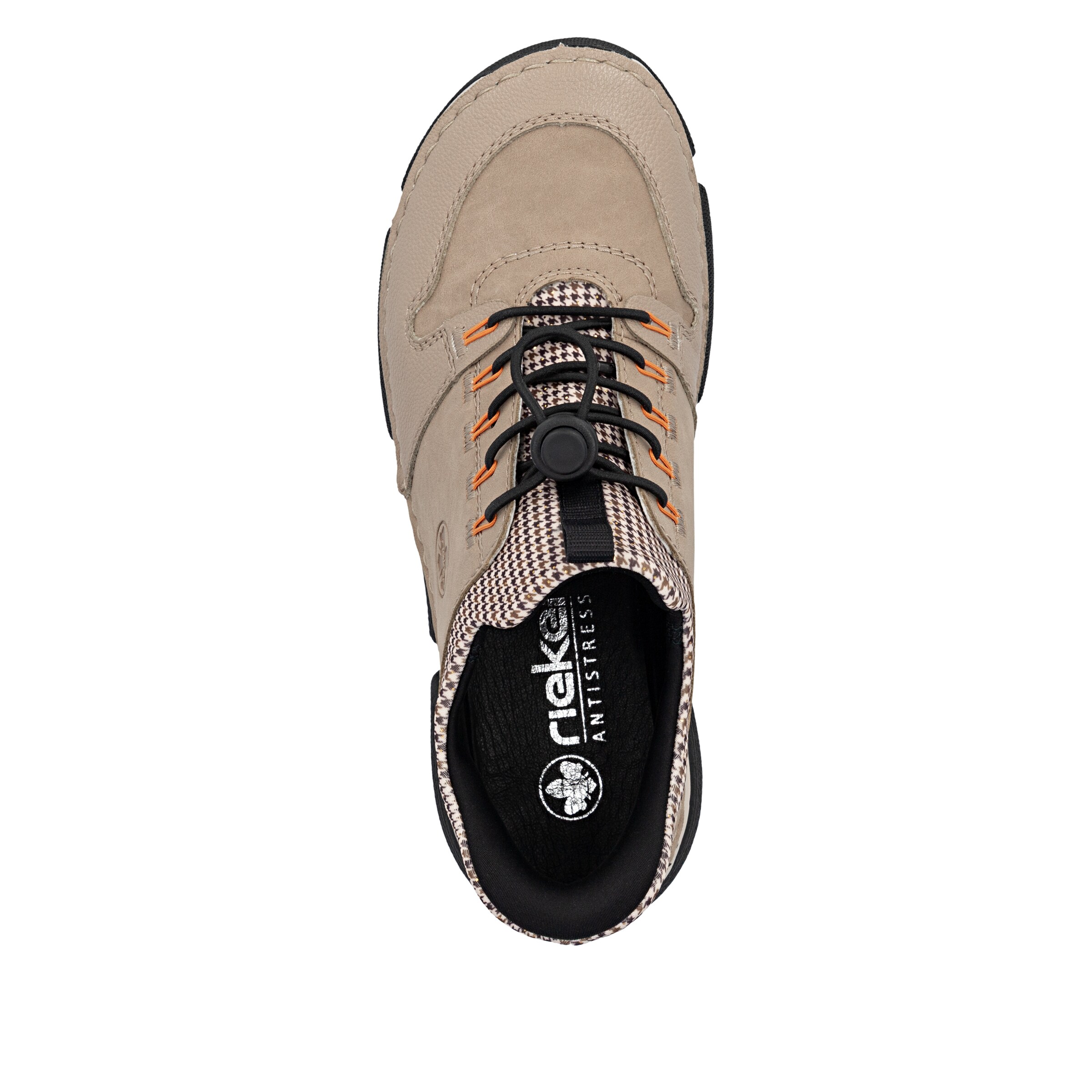 Bottines à lacets Rieker en beige