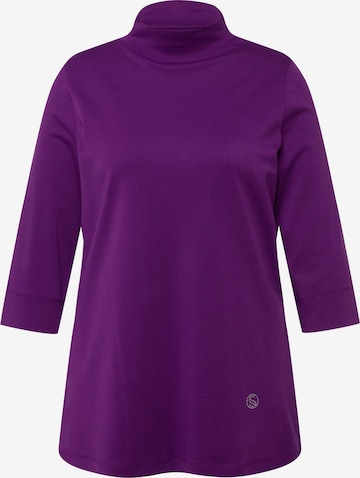 T-shirt Ulla Popken en violet : devant