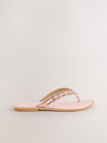 Next T-bar sandals 'Forever Comfort' in Pink