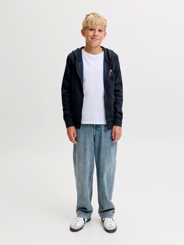 Jack & Jones Junior - Sudadera con cremallera en azul