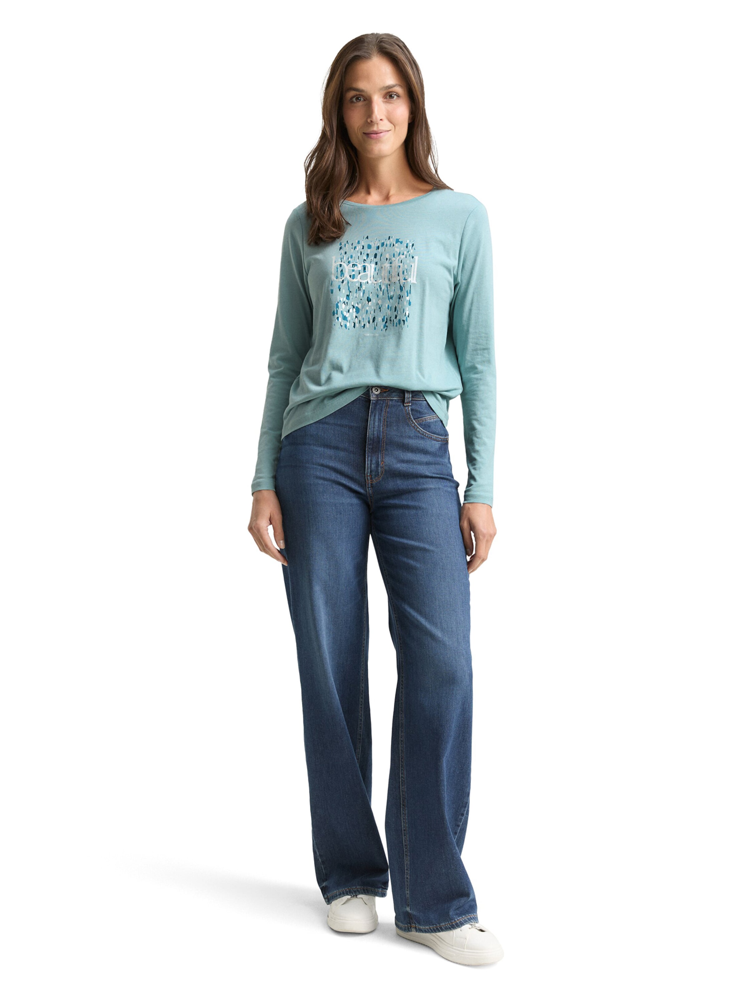 TOM TAILOR - Camisa em verde