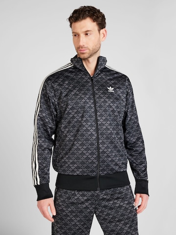 Veste de survêtement 'FireBird Classic' ADIDAS ORIGINALS en noir : devant