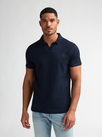 T-Shirt Petrol Industries en bleu : devant