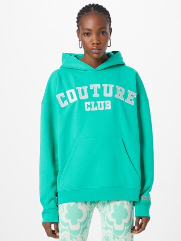 The Couture Club Sweatshirt in Grün: predná strana