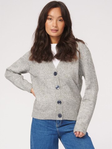 TeeShoppen Knit Cardigan in Grey
