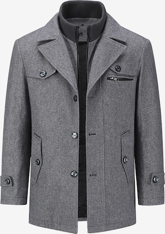 Youthup Winter Coat in Grey: front