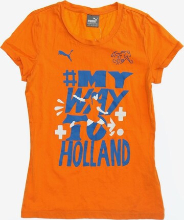 PUMA Top & Shirt in XS in Orange: front