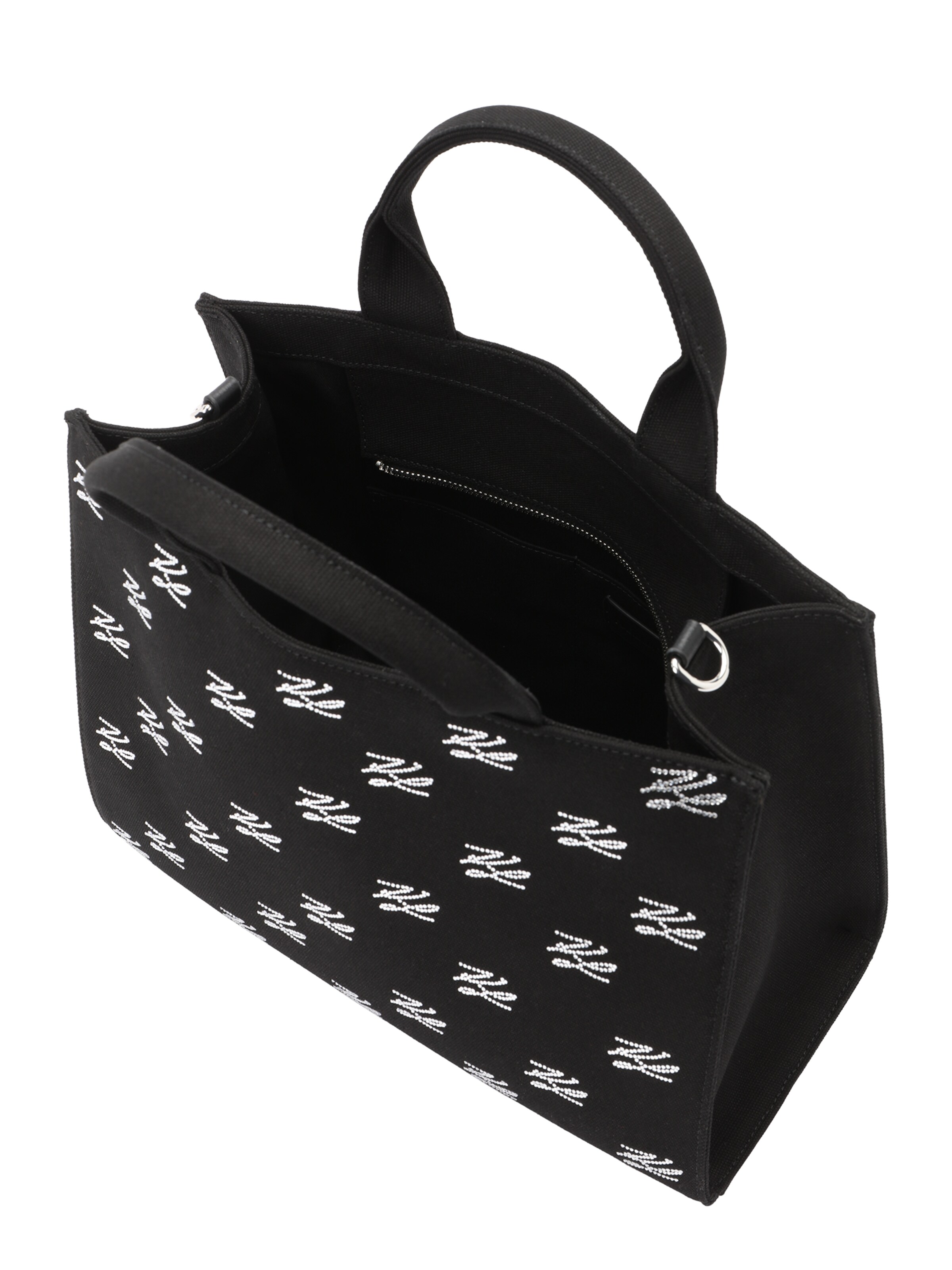 melns Karl Lagerfeld Rokassomiņa