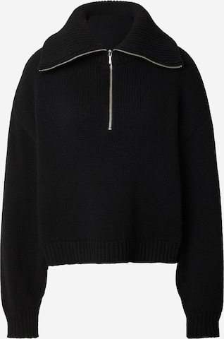 ABOUT YOU x Marie von Behrens Sweater 'Valentina' in Black: front