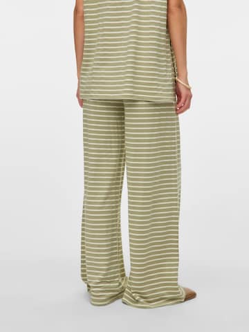 MAMALICIOUS Wide Leg Hose 'MLAmila' in Grün