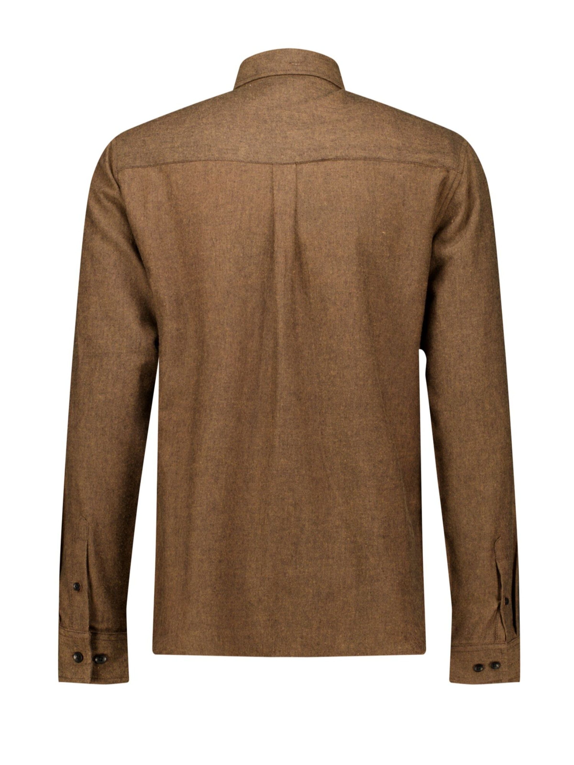 Deeluxe Regular fit Overhemd in Bruin