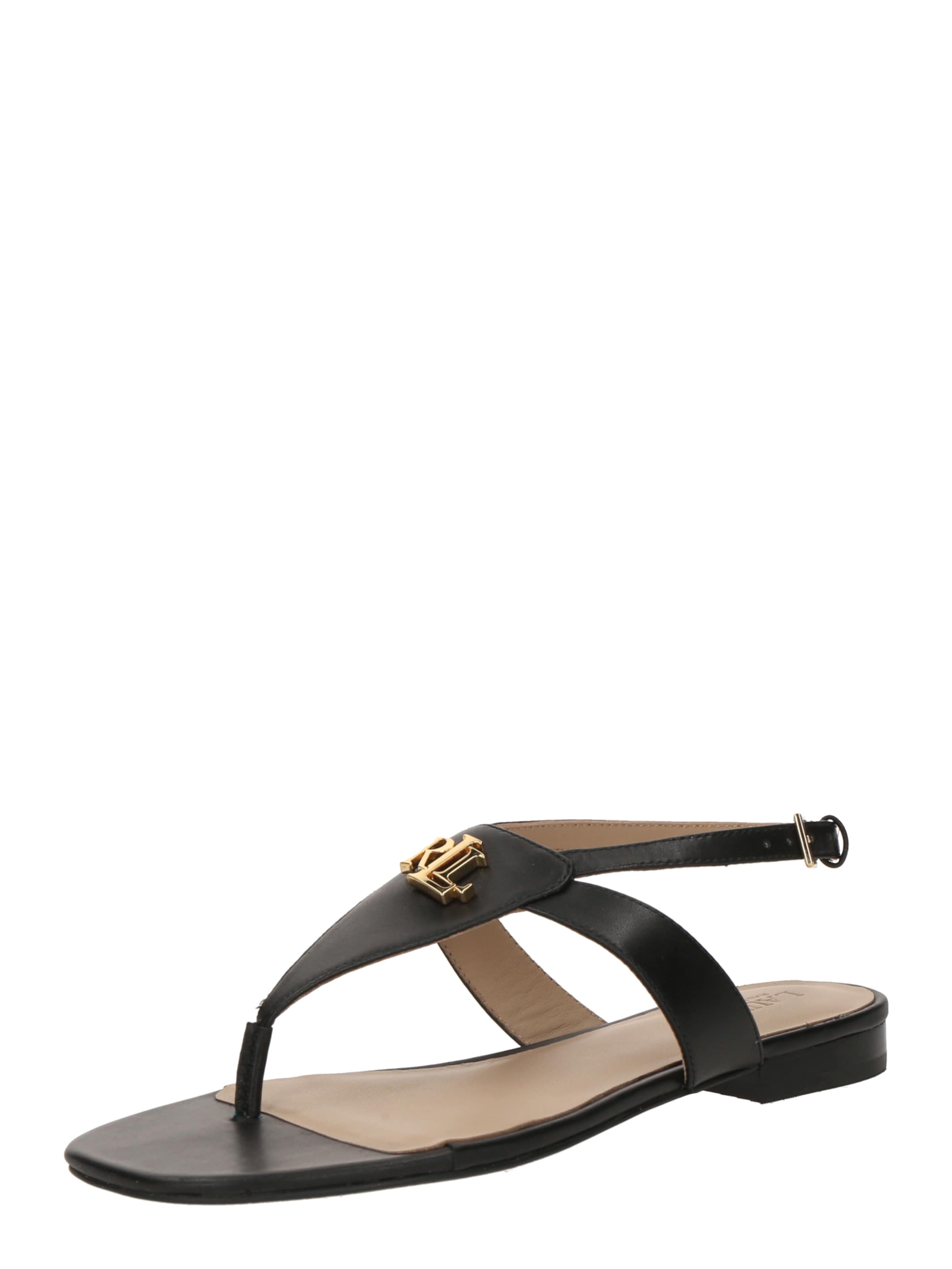 Lauren Ralph Lauren Varvastossut 'EVERLEY' värissä musta: etupuoli