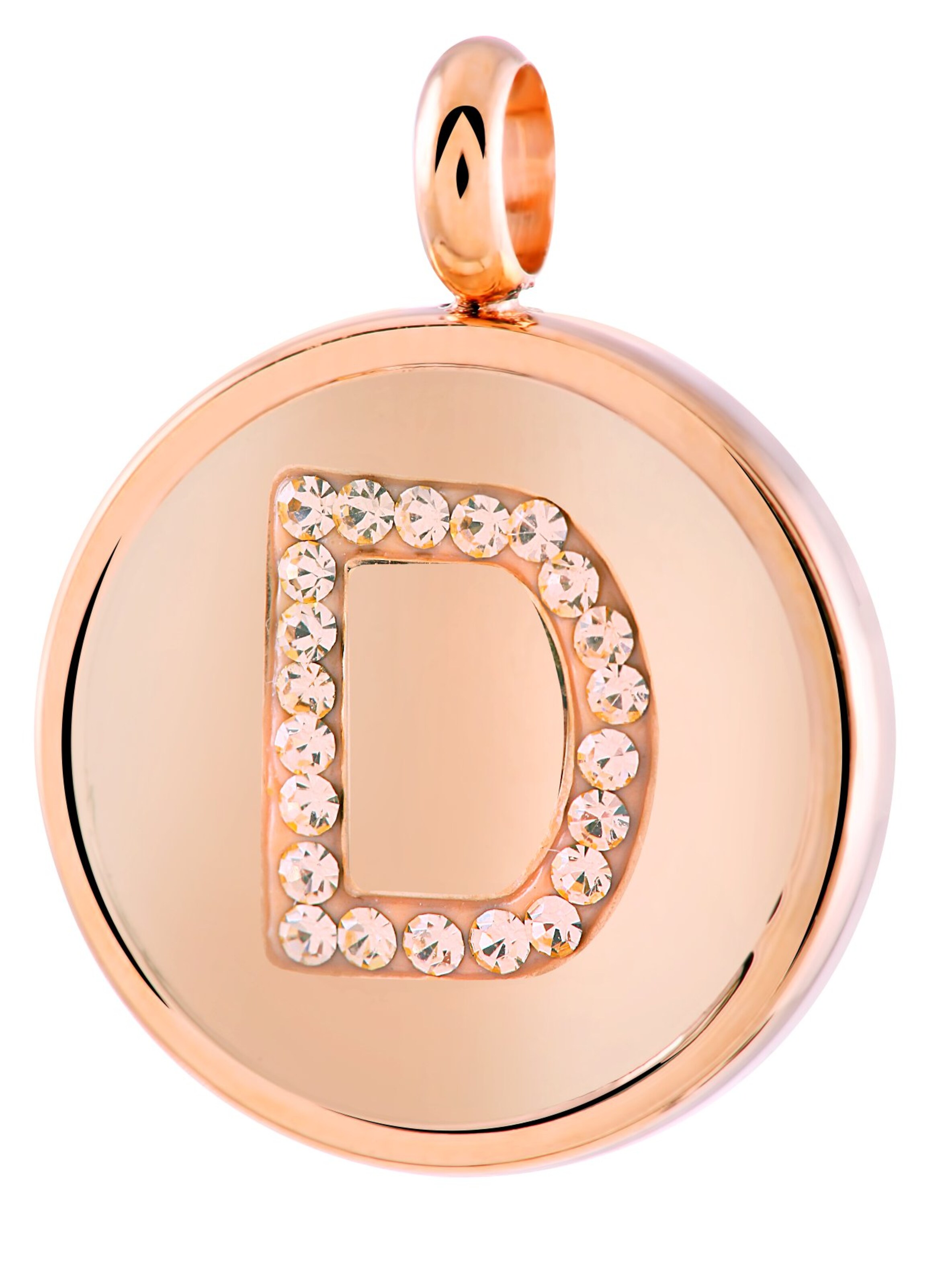 Lucardi Anhänger in Gold: Vorderseite