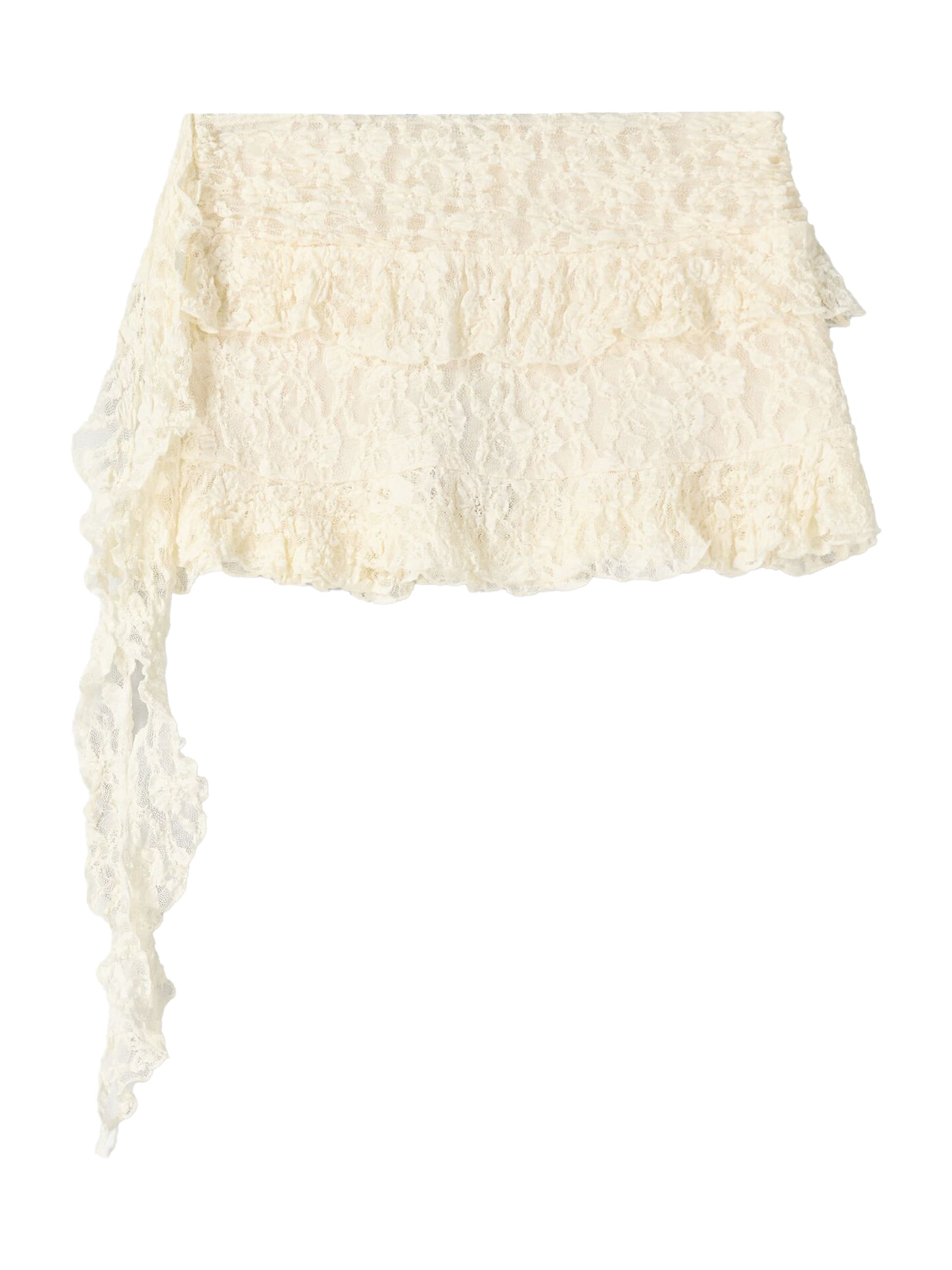 Bershka Spódnica w kolorze beżowy: przód