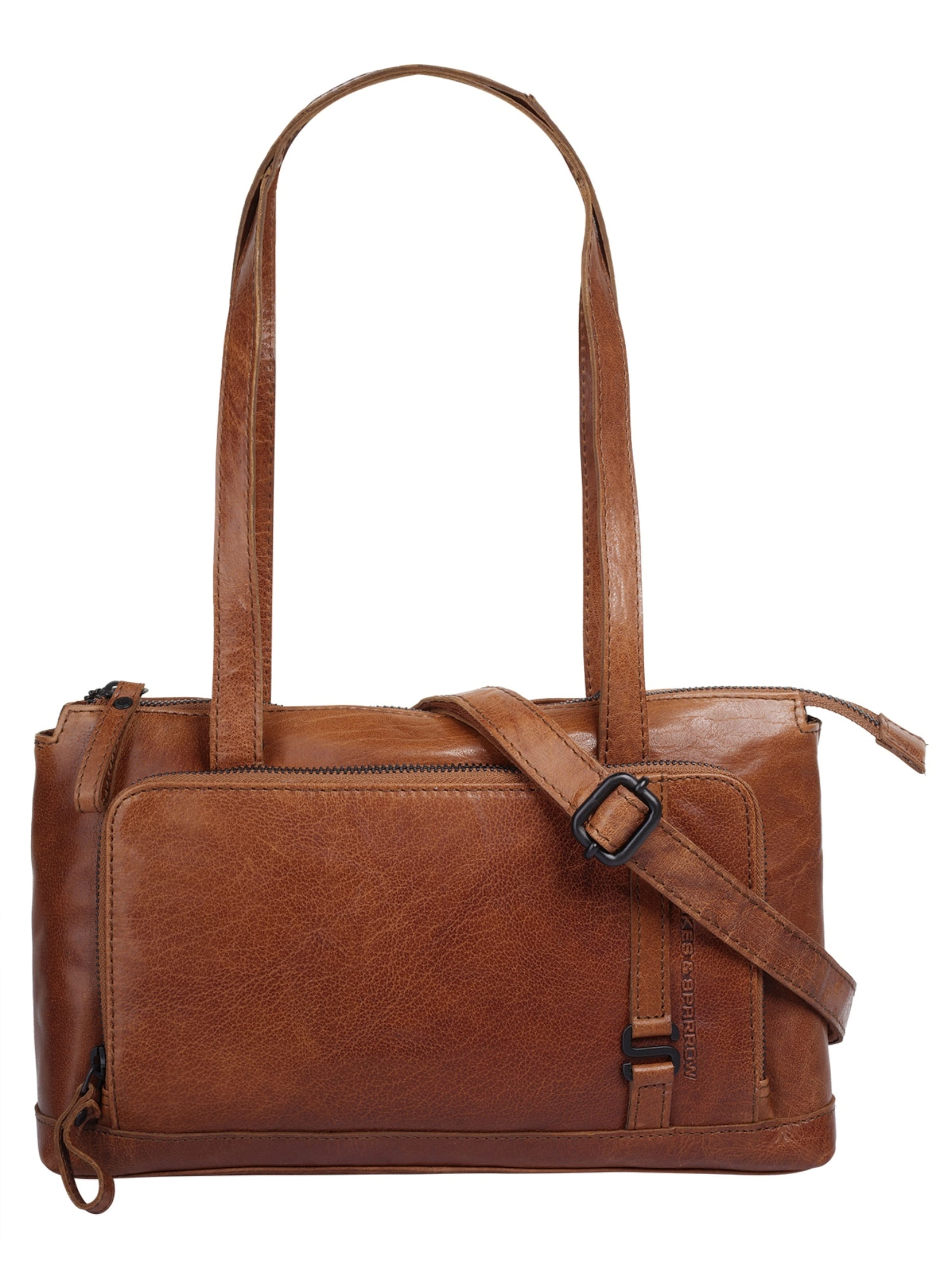 Spikes & Sparrow Handbag in Brown: front
