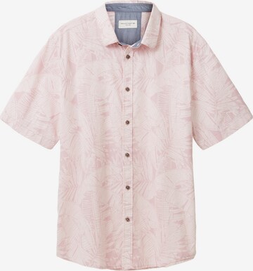 TOM TAILOR Button Up Shirt in Pink: front
