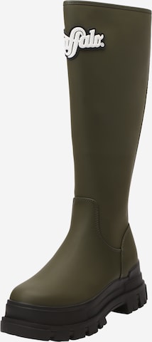 BUFFALO - Botas de borracha 'ASPHA RAIN HI' em verde: frente