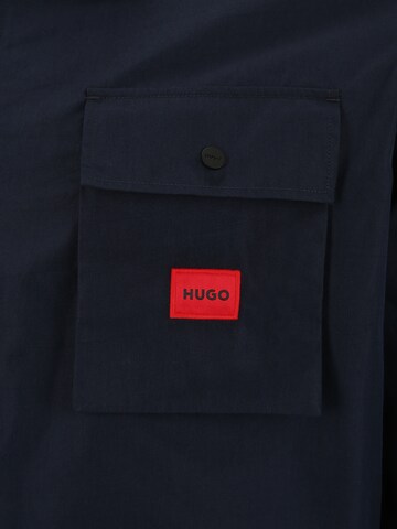 HUGO Red Přechodná bunda – modrá