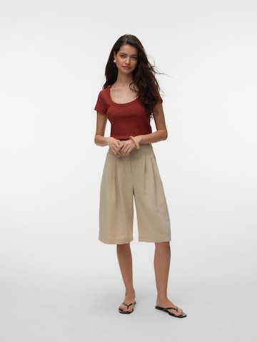 Loosefit Pantalon à pince VERO MODA en gris