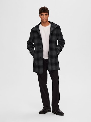 Manteau mi-saison 'Reuben' SELECTED HOMME en gris