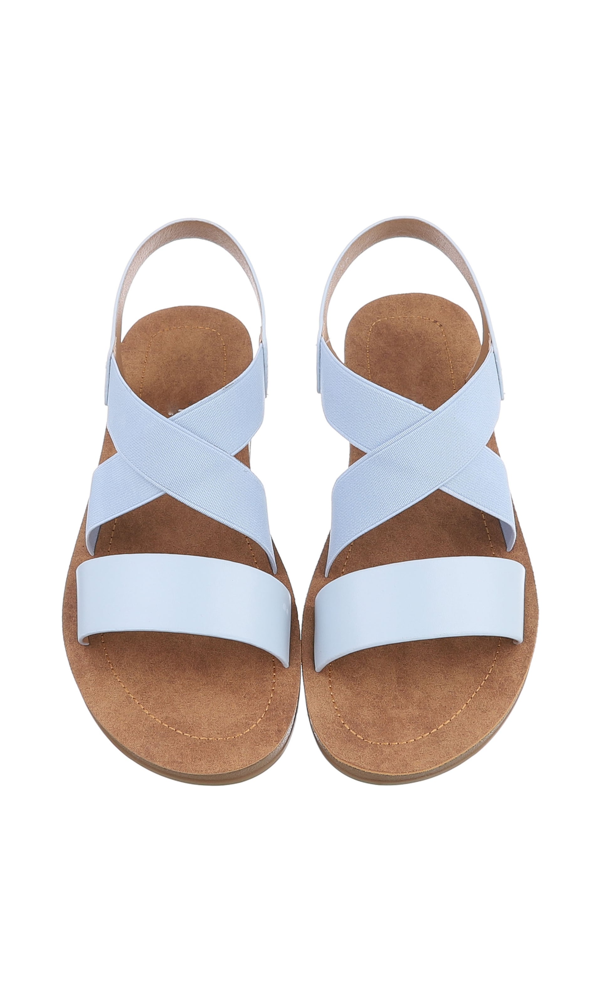 Ital-Design Strap Sandals in Blue