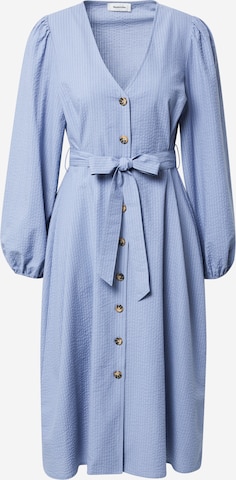 modström Платье-рубашка 'Mano' в Синий: спереди