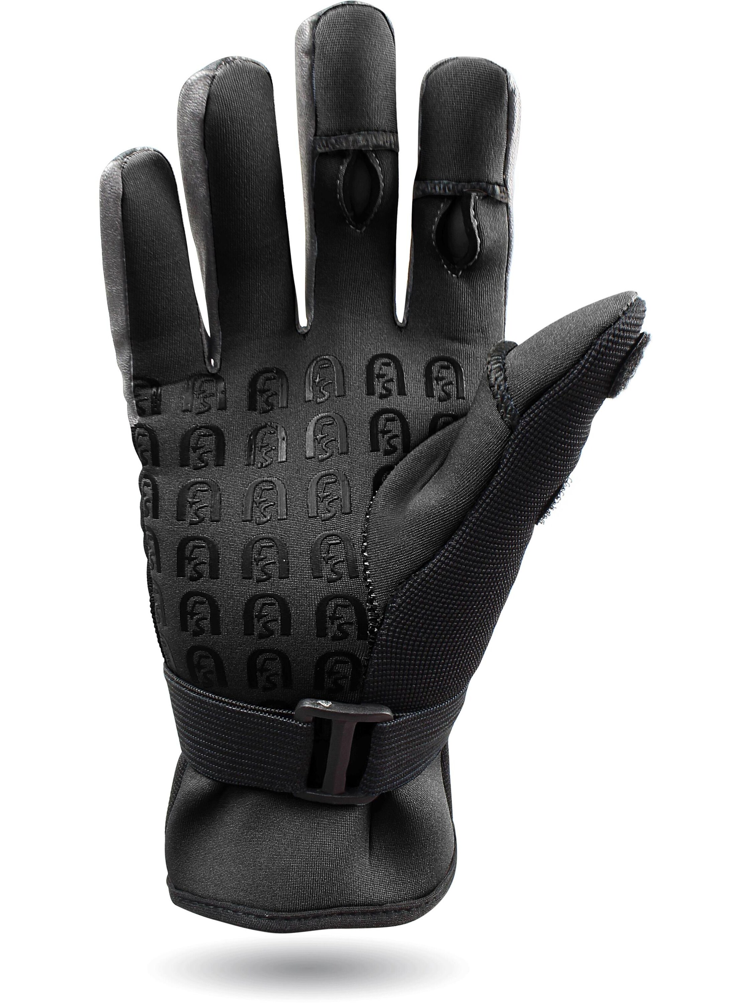 Gants de sport 'Catcher' normani en noir : devant