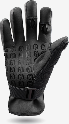 normani Full Finger Gloves 'Catcher' in Black: front