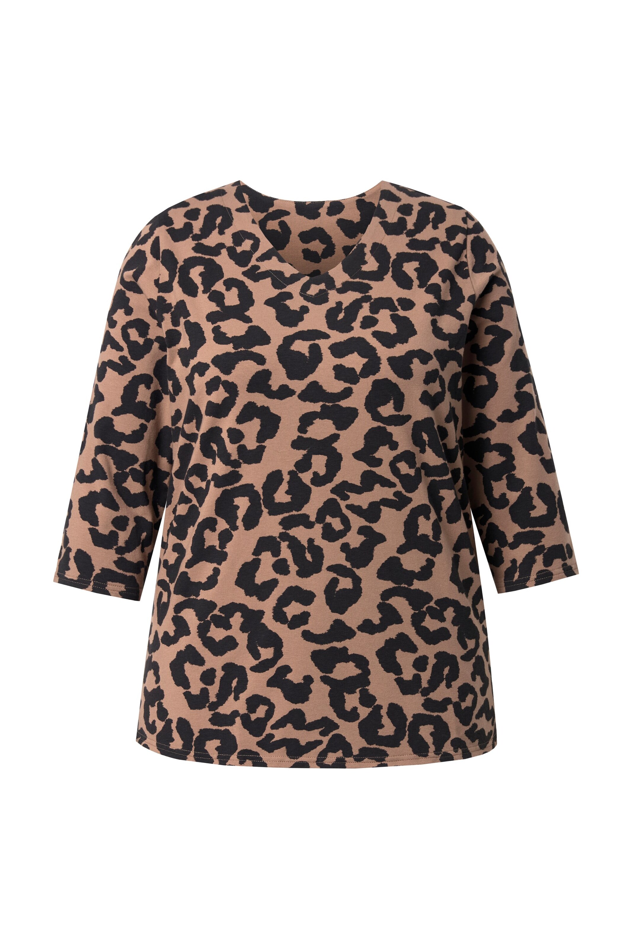 Ulla Popken Shirt in Bruin: voorkant
