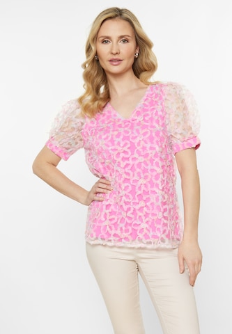 Usha Blouse 'Fashion Look' in Pink: front