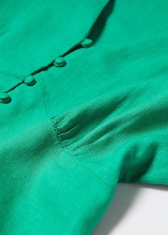MANGOKošulja haljina 'Red2' - zelena boja