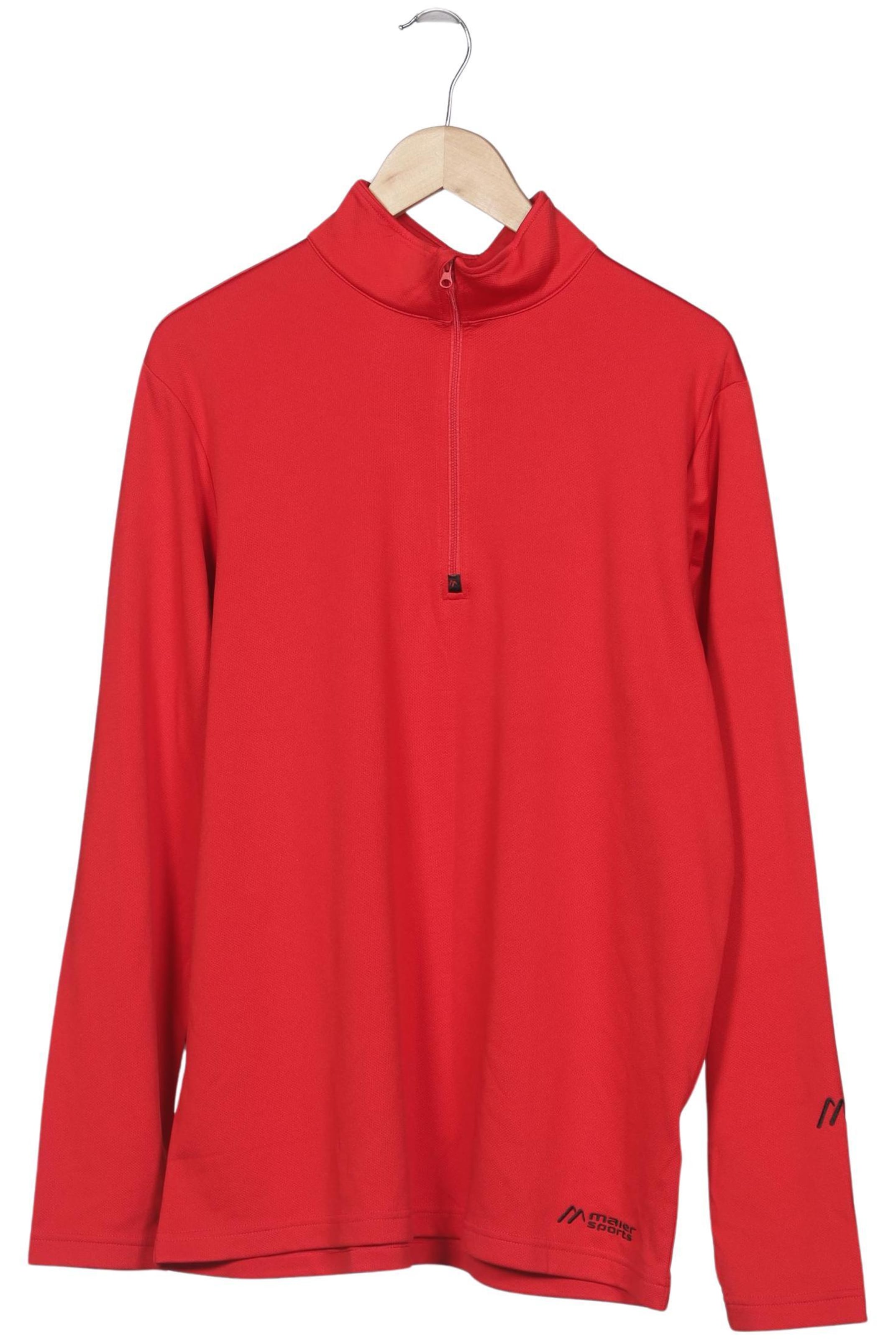 Maier Sports Sweatshirt & Zip-Up Hoodie in 8XL in Red: front