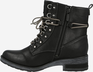 Bottines à lacets MUSTANG en noir