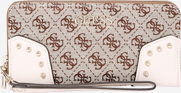 GUESS - Cartera 'FRANKIE' en marrón: frente