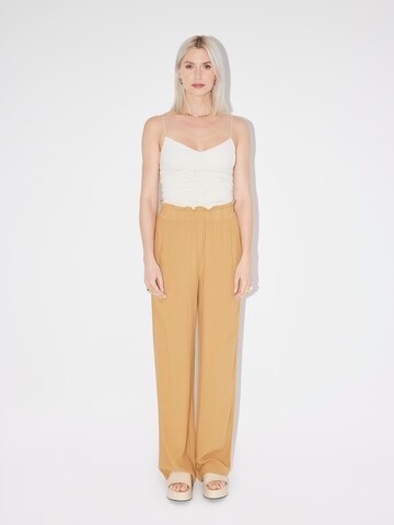 LeGer by Lena Gercke Wide leg Παντελόνι 'Celina' σε καφέ