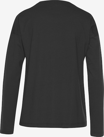 LASCANA - Camisa de pijama em preto