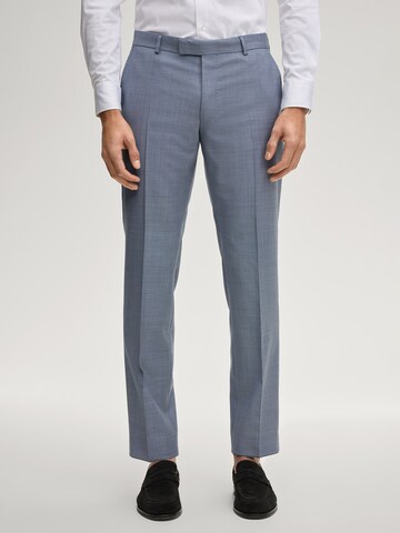 Coupe slim Pantalon à plis 'Blayr' JOOP! en bleu : devant