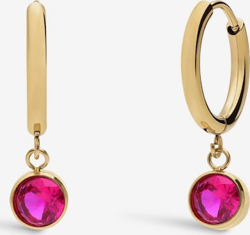 Lucardi Ohrringe in Gold: Vorderseite