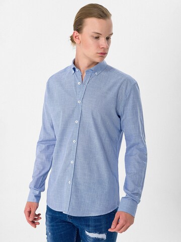 Moxx Paris Regular fit Button Up Shirt in Blue